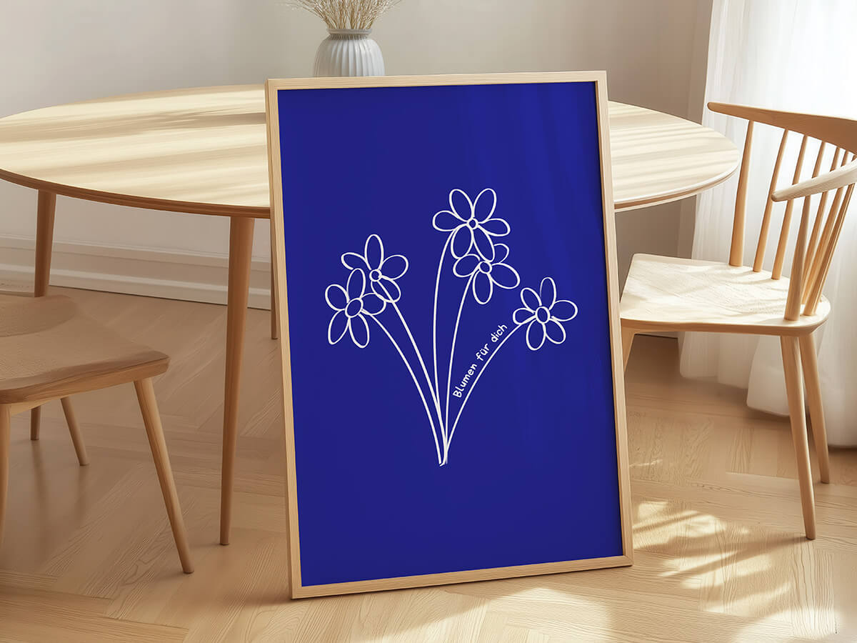 Blumen Poster
