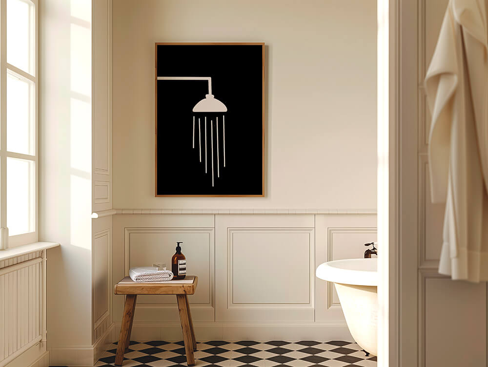 Badezimmer Poster