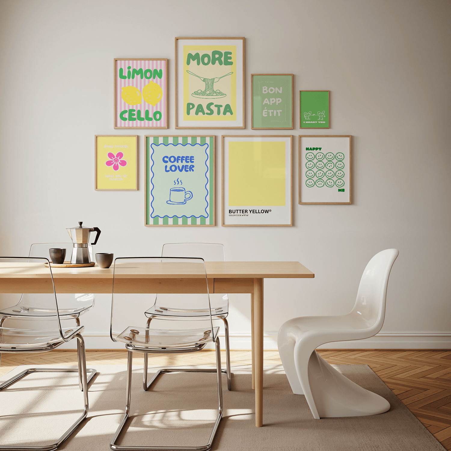 Gelbe Poster - LostPrint