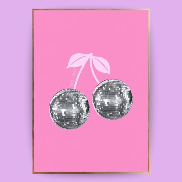 Disco Kirschen Poster