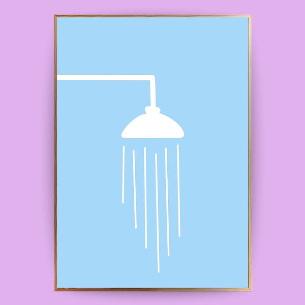 Duschkopf Poster