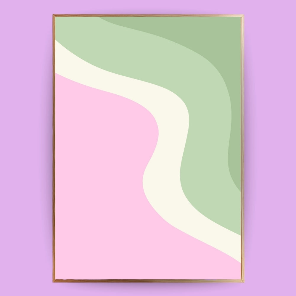 Bunte Wellen Poster - LostPrint
