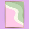 Bunte Wellen Poster - LostPrint