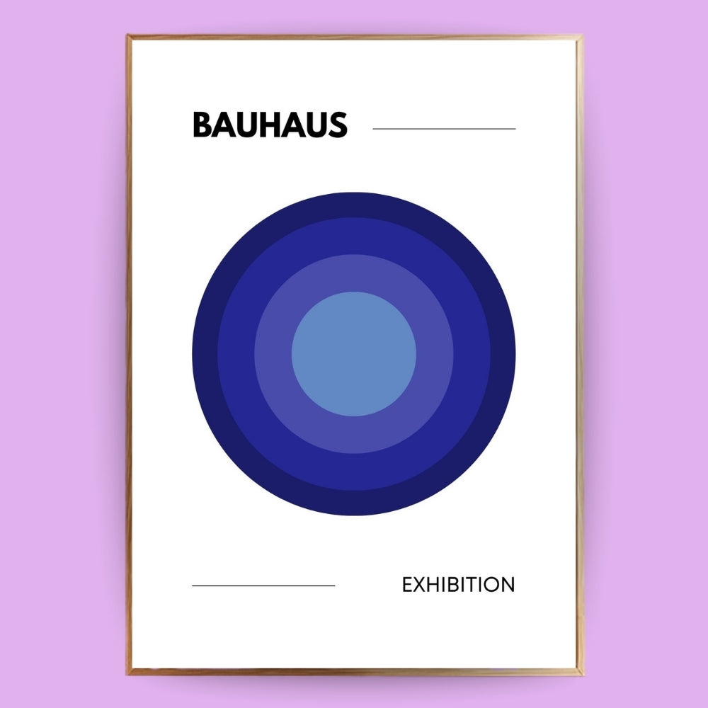 Kreise Bauhaus Poster - LostPrint