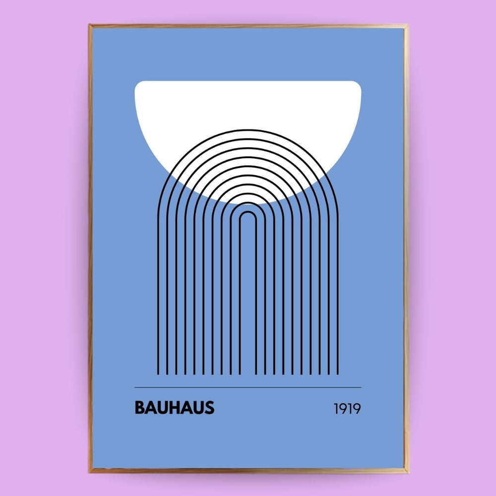 Bauhaus abstrakte Formen Poster - LostPrint