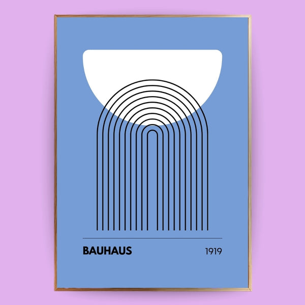Bauhaus abstrakte Formen Poster