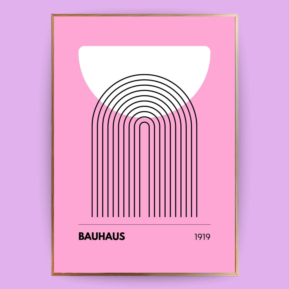 Bauhaus abstrakte Formen Poster - LostPrint