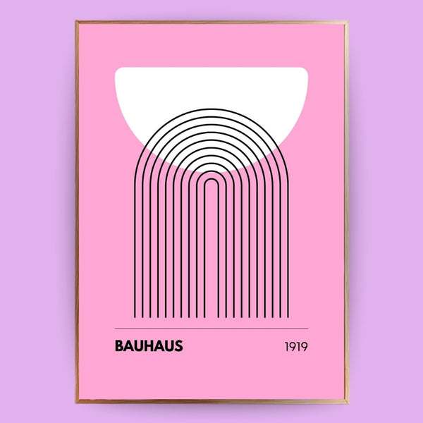 Bauhaus abstrakte Formen Poster