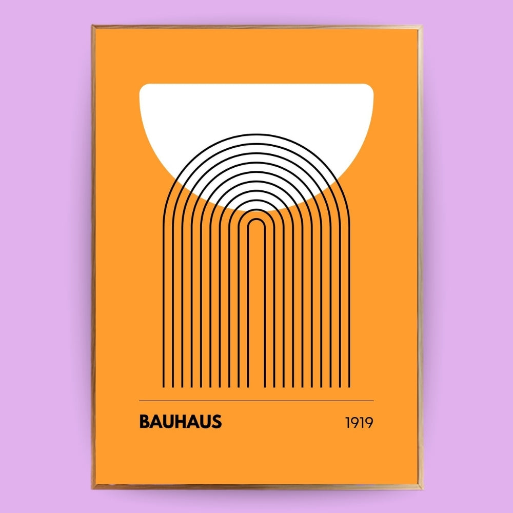 Bauhaus abstrakte Formen Poster - LostPrint