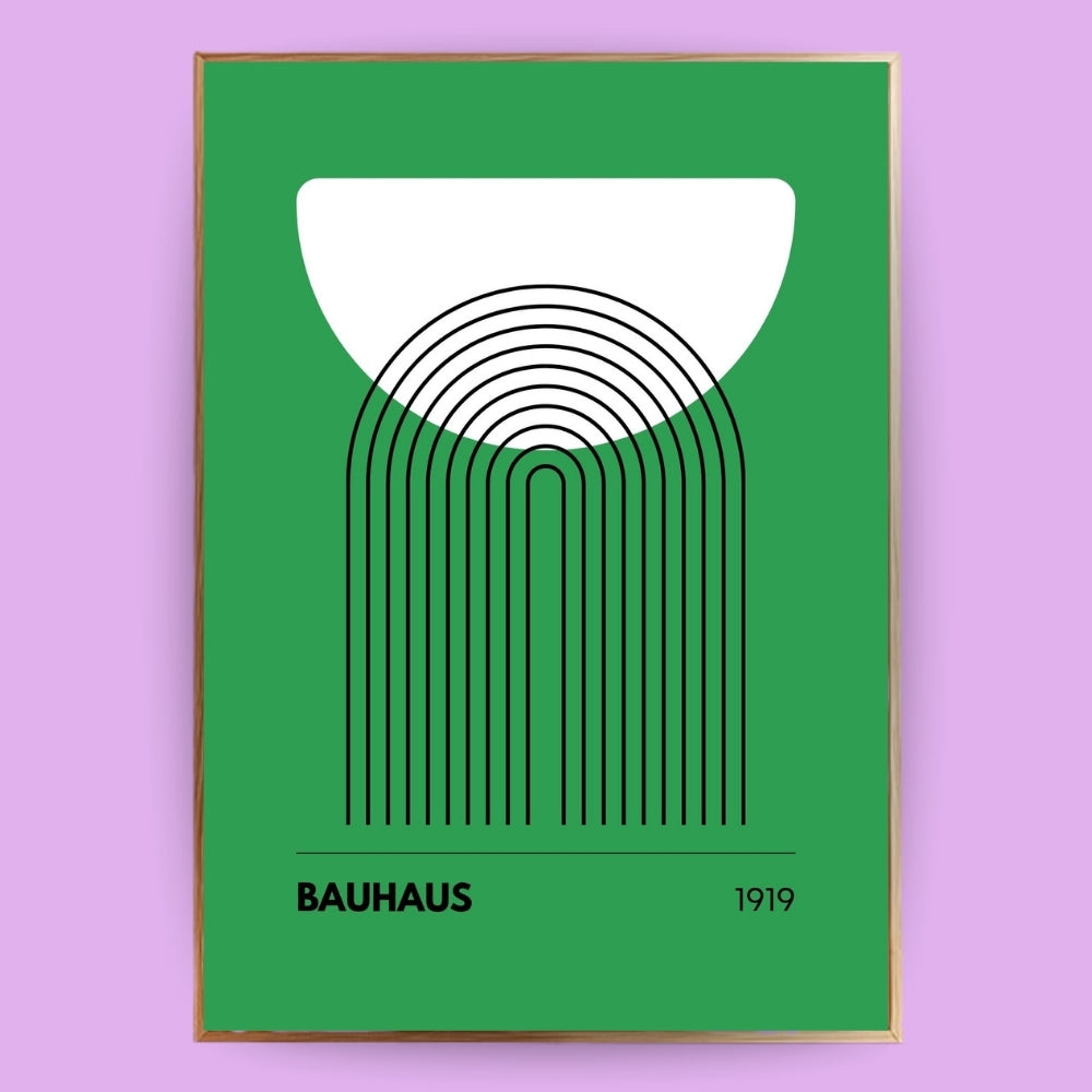 Bauhaus abstrakte Formen Poster - LostPrint