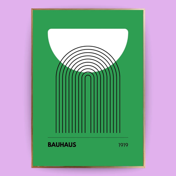 Bauhaus abstrakte Formen Poster