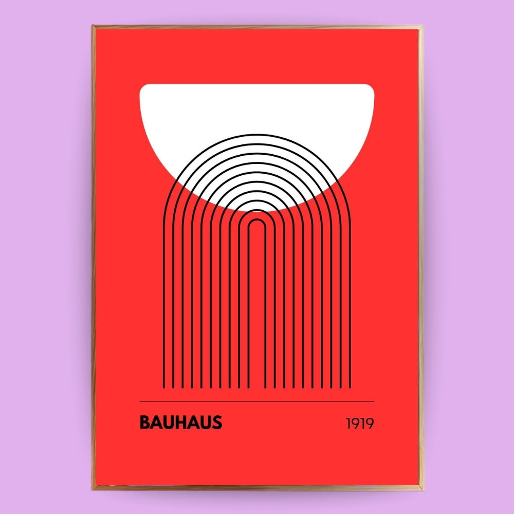 Bauhaus abstrakte Formen Poster - LostPrint