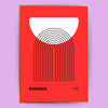 Bauhaus abstrakte Formen Poster - LostPrint