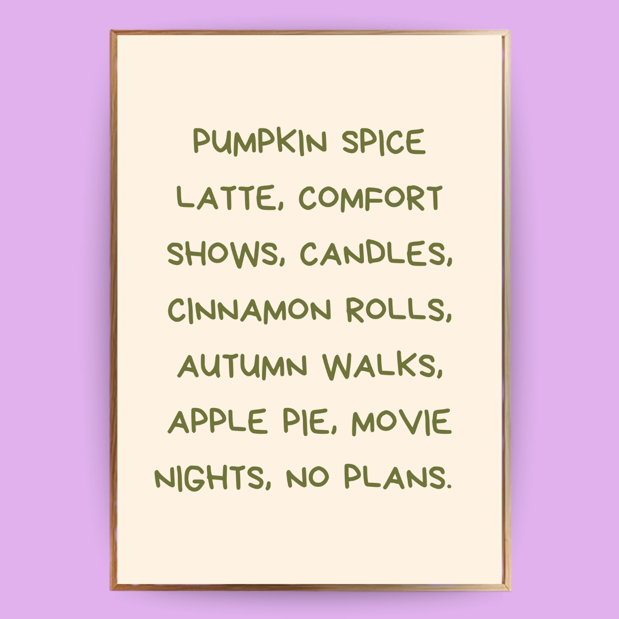 Autumn To Do’s Poster