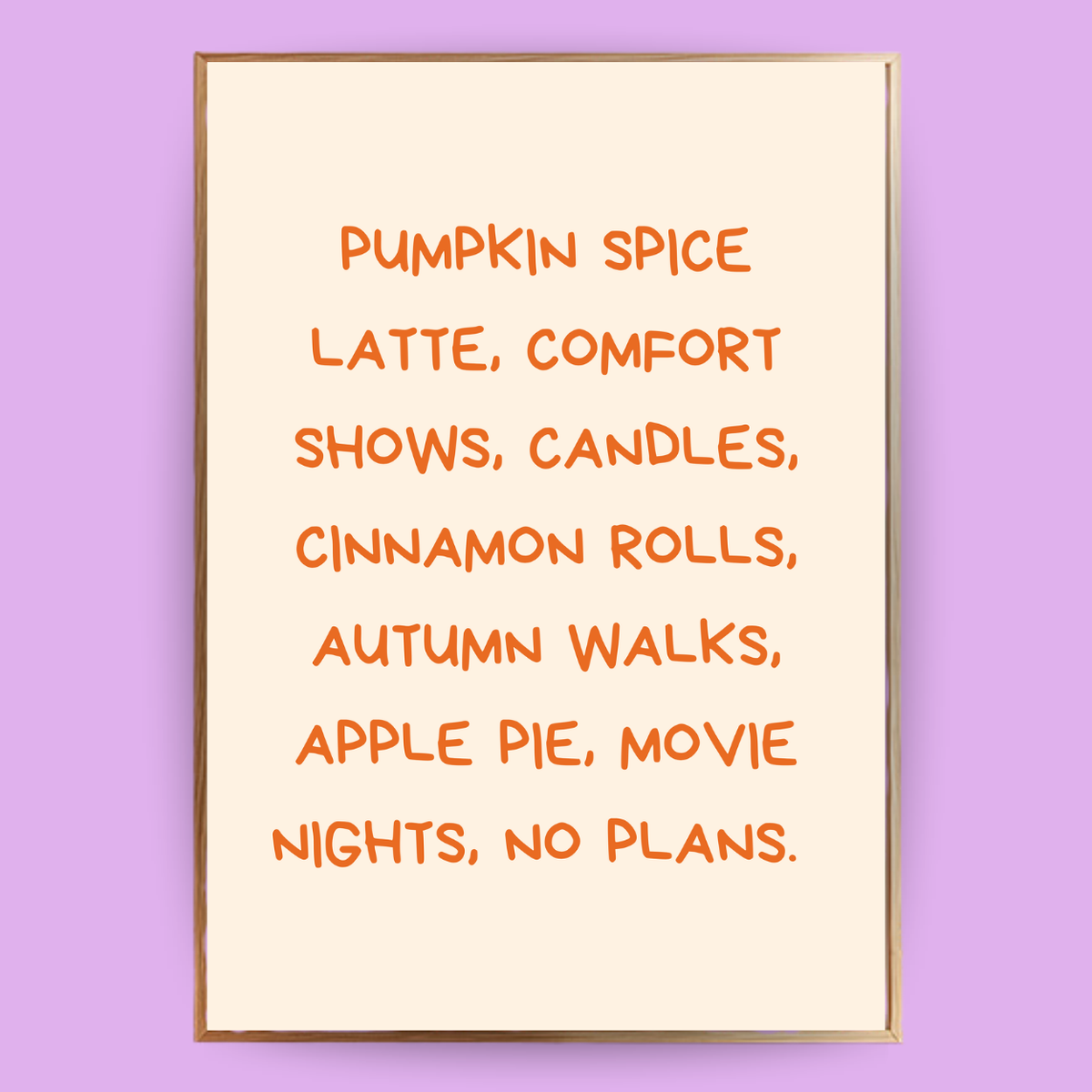 Autumn To Do’s Poster