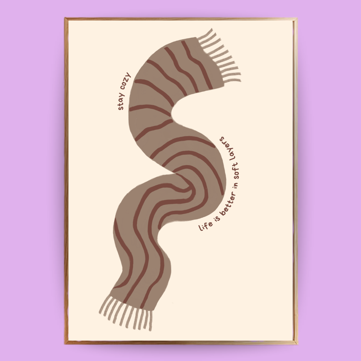 Schal Poster