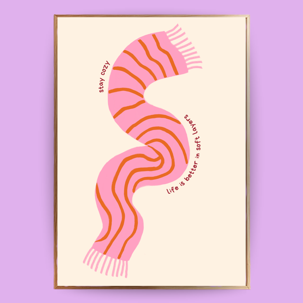 Schal Poster