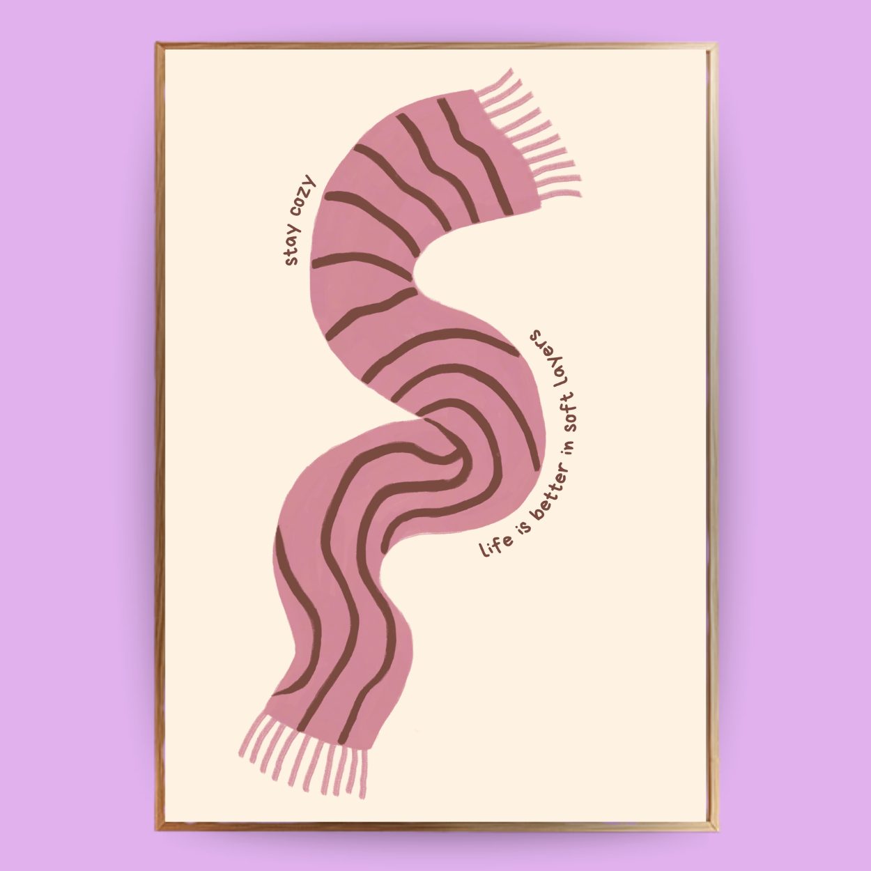 Schal Poster