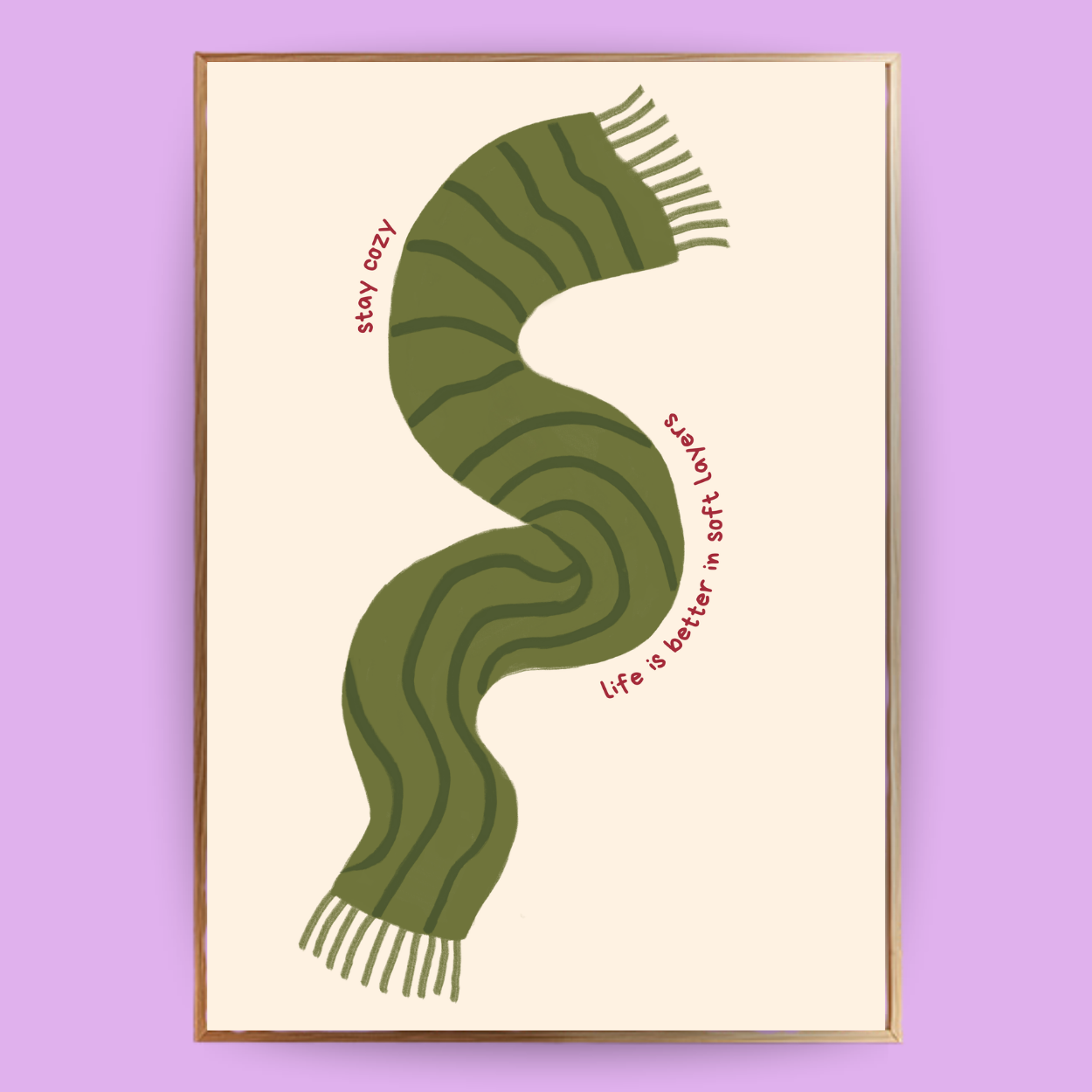 Schal Poster