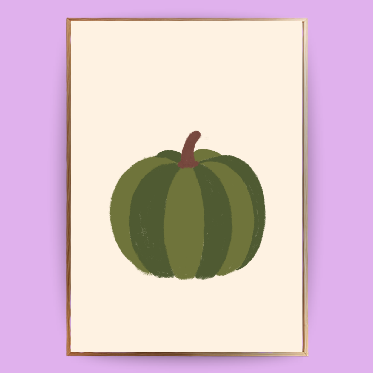 Bunter Kürbis Poster