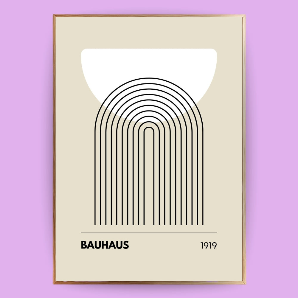 Bauhaus abstrakte Formen Poster - LostPrint