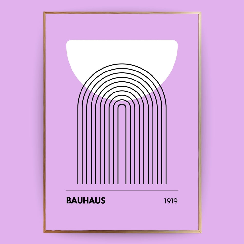 Bauhaus abstrakte Formen Poster - LostPrint