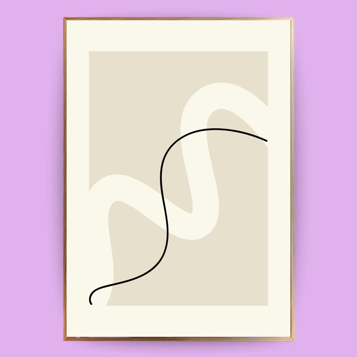 Abstrakte Formen Poster - 13x18 cm - LostPrint