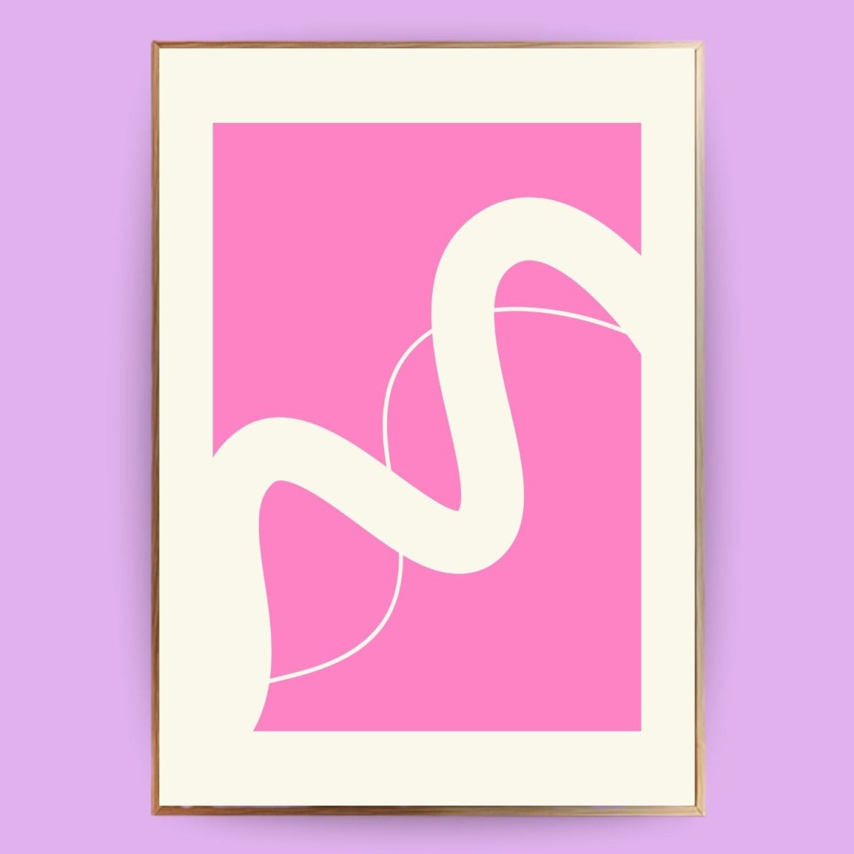 Abstrakte Formen Poster - 13x18 cm - LostPrint