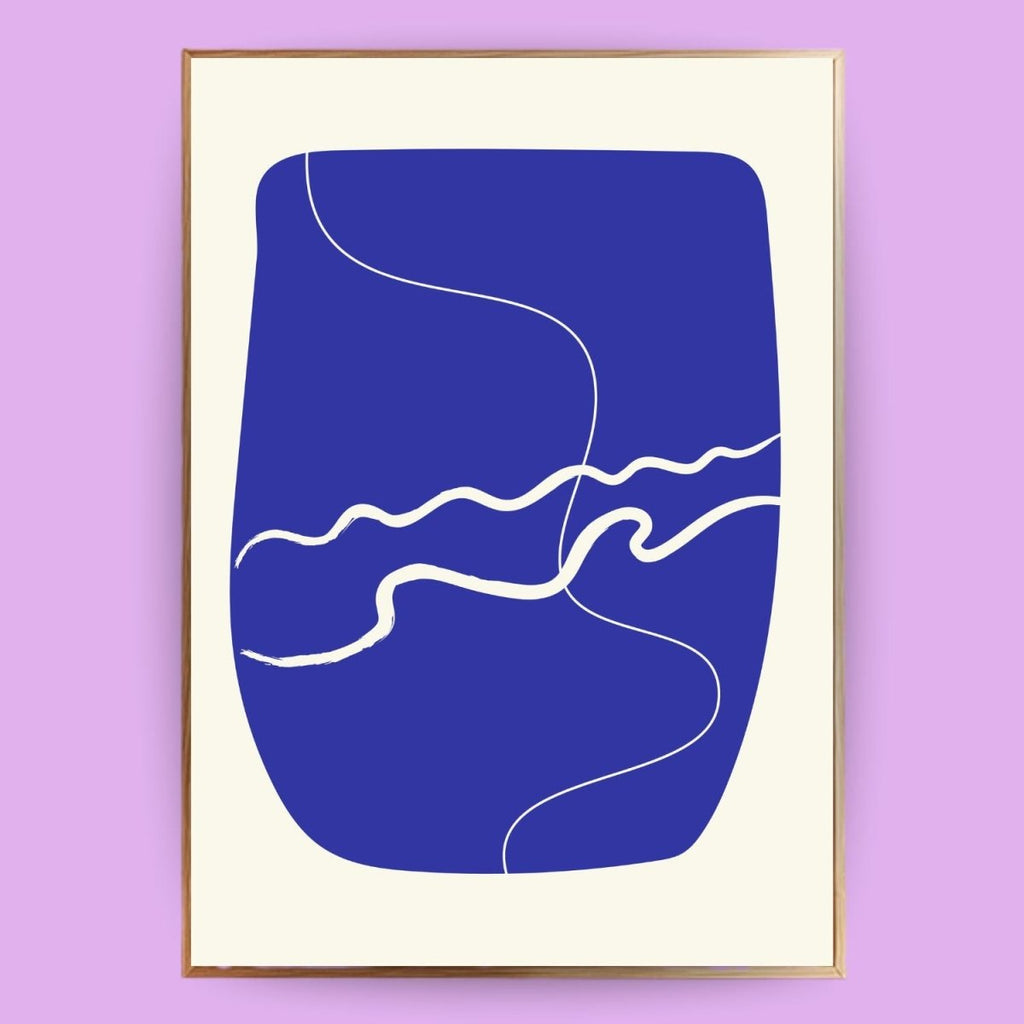 Abstrakte Formen Poster - 13x18 cm - LostPrint