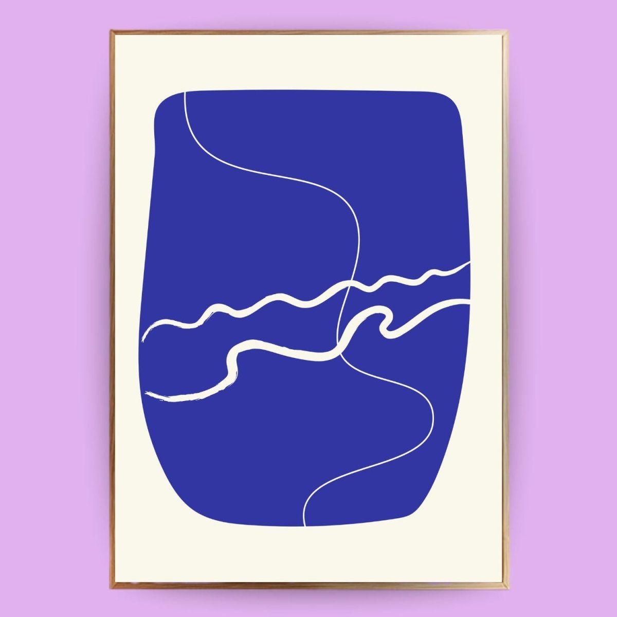 Abstrakte Formen Poster - 13x18 cm - LostPrint