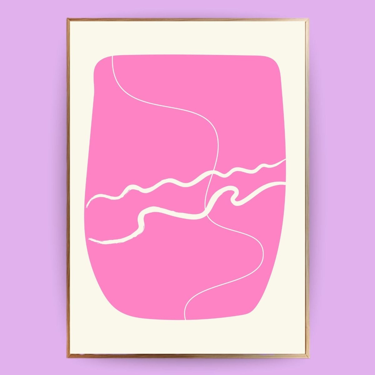 Abstrakte Formen Poster - 13x18 cm - LostPrint