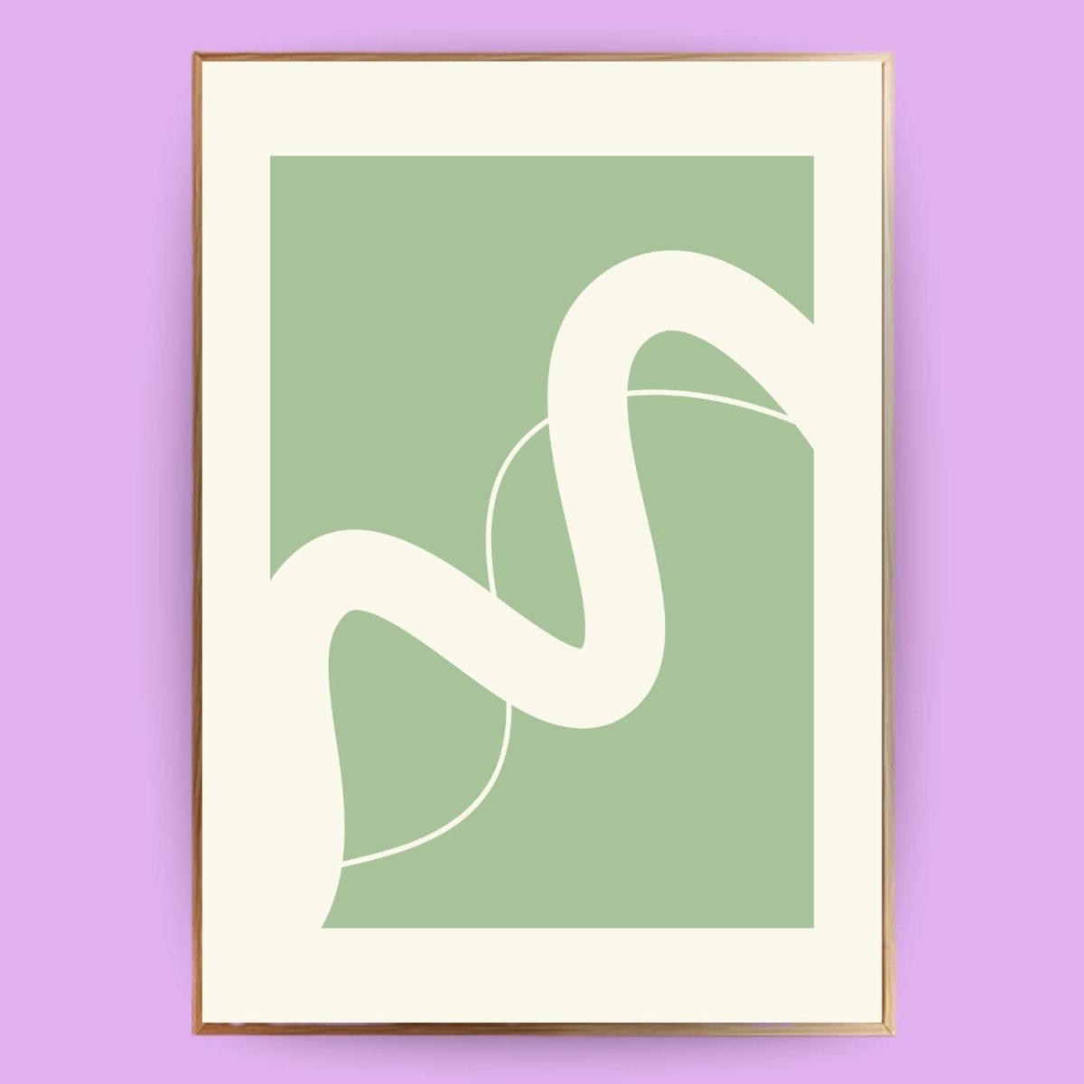 Abstrakte Formen Poster - 13x18 cm - LostPrint