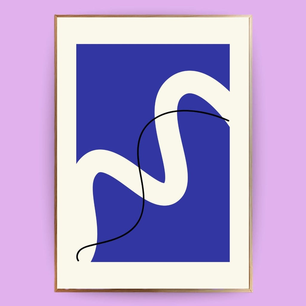 Abstrakte Formen Poster - 13x18 cm - LostPrint