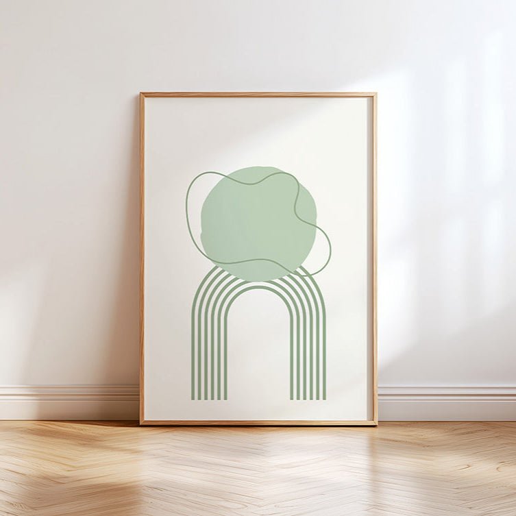 Abstrakte Formen Poster - 13x18 cm - LostPrint