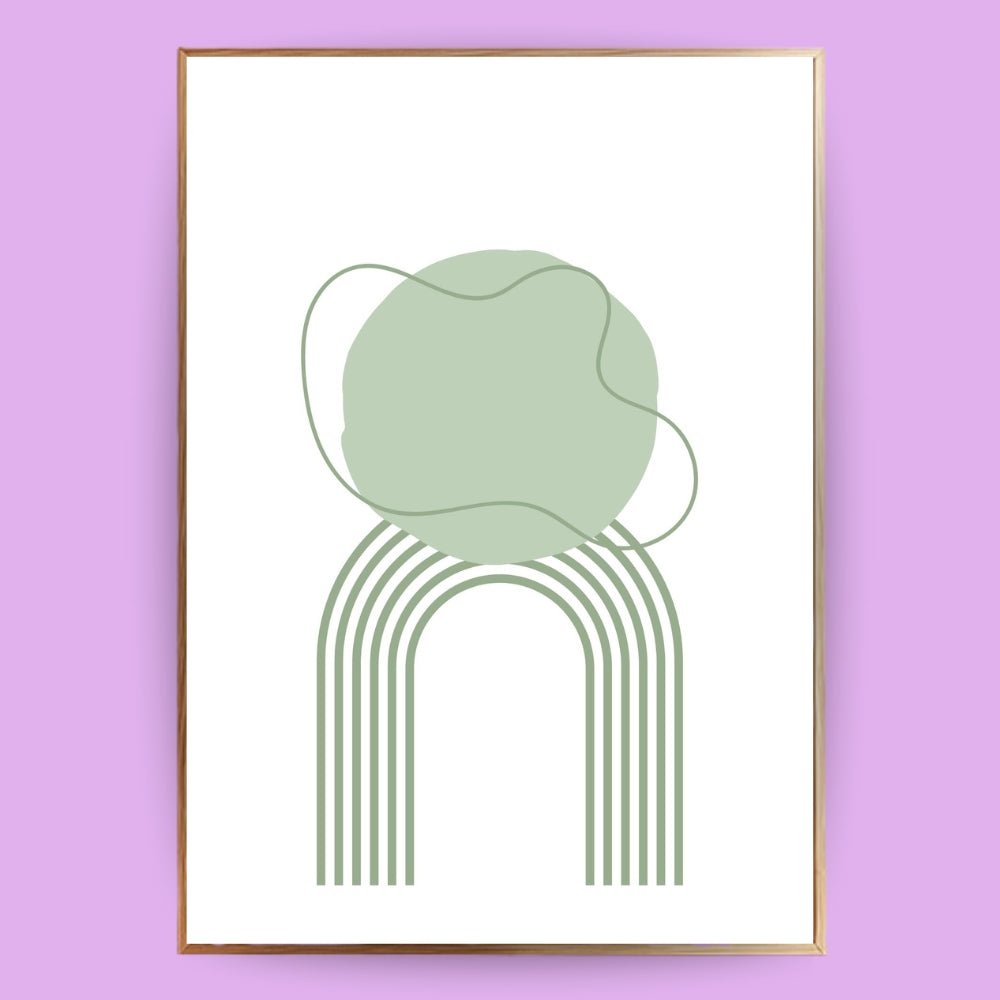 Abstrakte Formen Poster - 13x18 cm - LostPrint