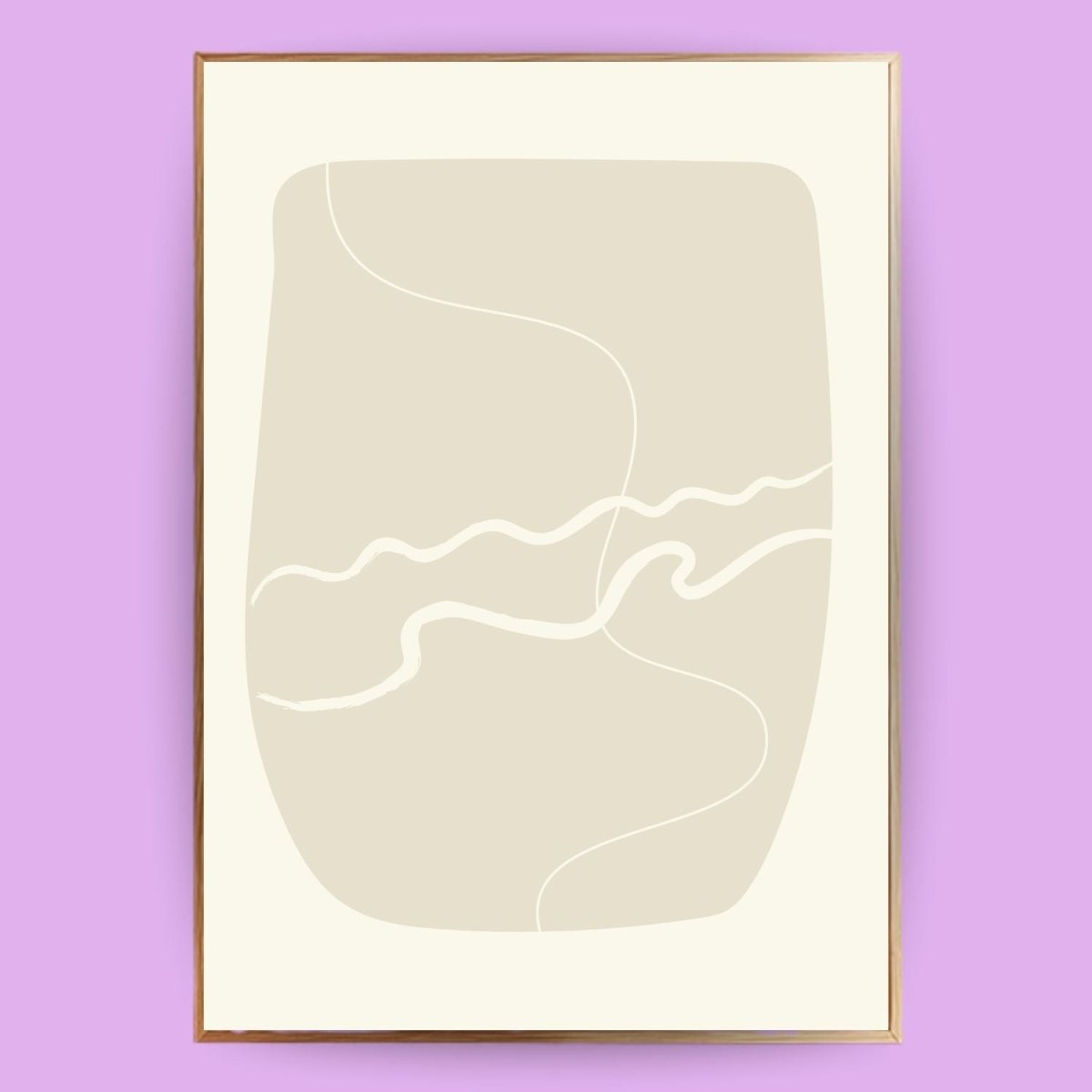 Abstrakte Formen Poster - 13x18 cm - LostPrint