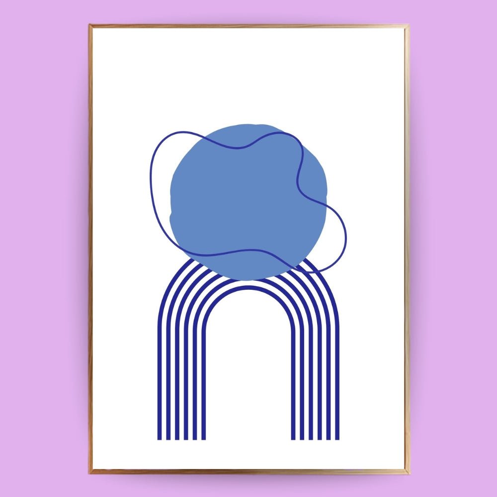 Abstrakte Formen Poster - 13x18 cm - LostPrint
