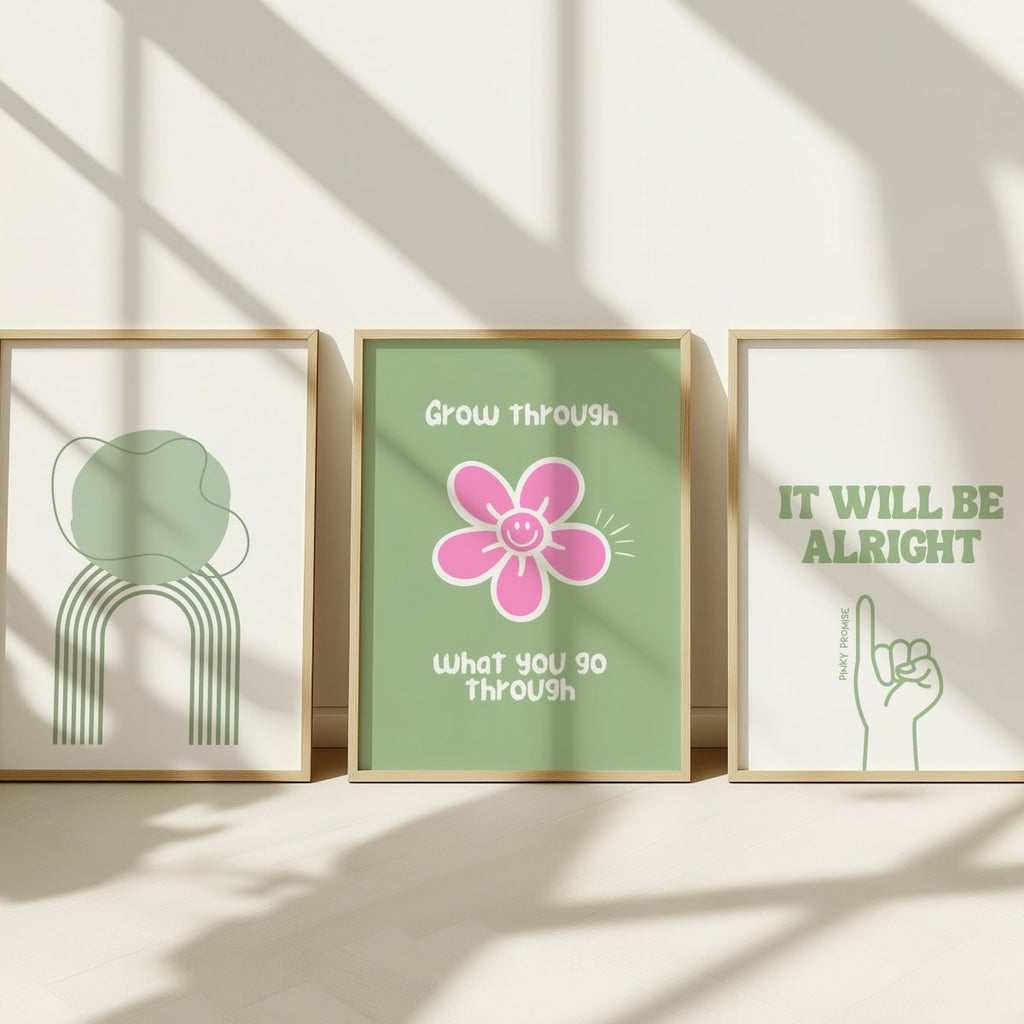 Abstrakte Formen Poster - 13x18 cm - LostPrint