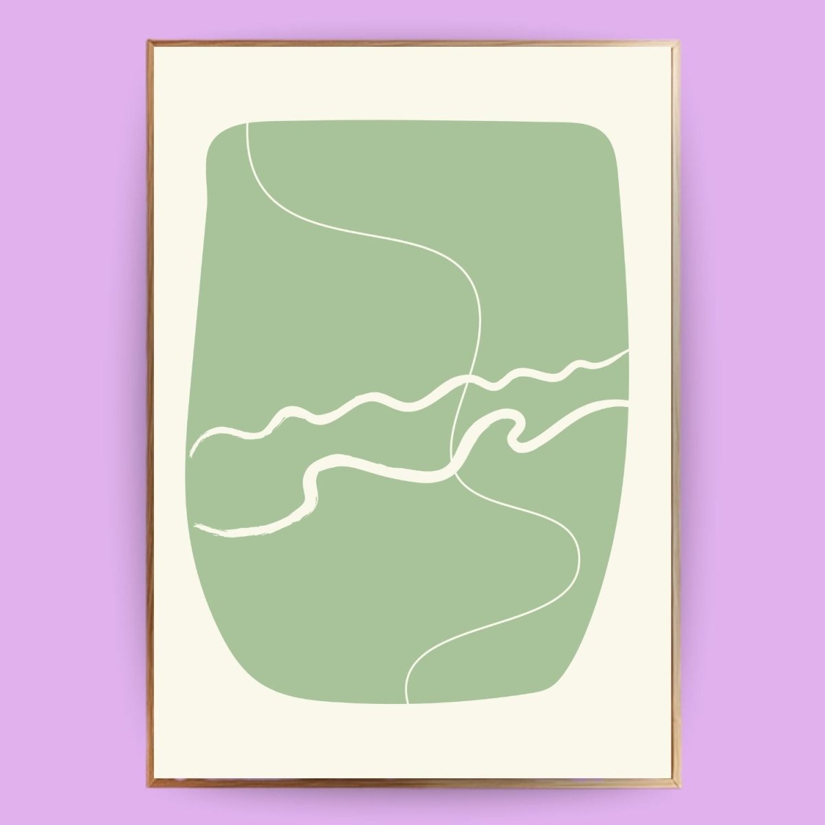 Abstrakte Formen Poster - 13x18 cm - LostPrint
