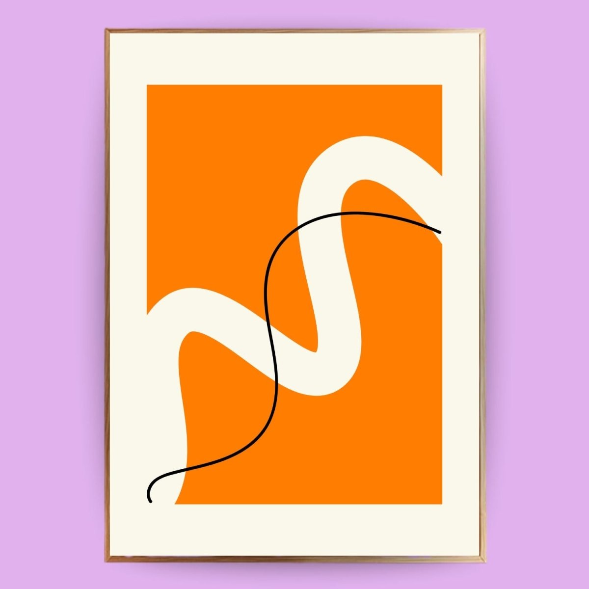 Abstrakte Formen Poster - 13x18 cm - LostPrint