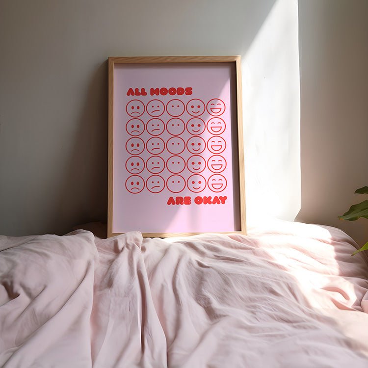 All moods are okay Poster - 13x18 cm - LostPrint