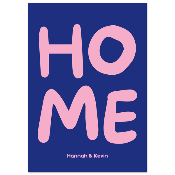 Personalisiertes Home Poster