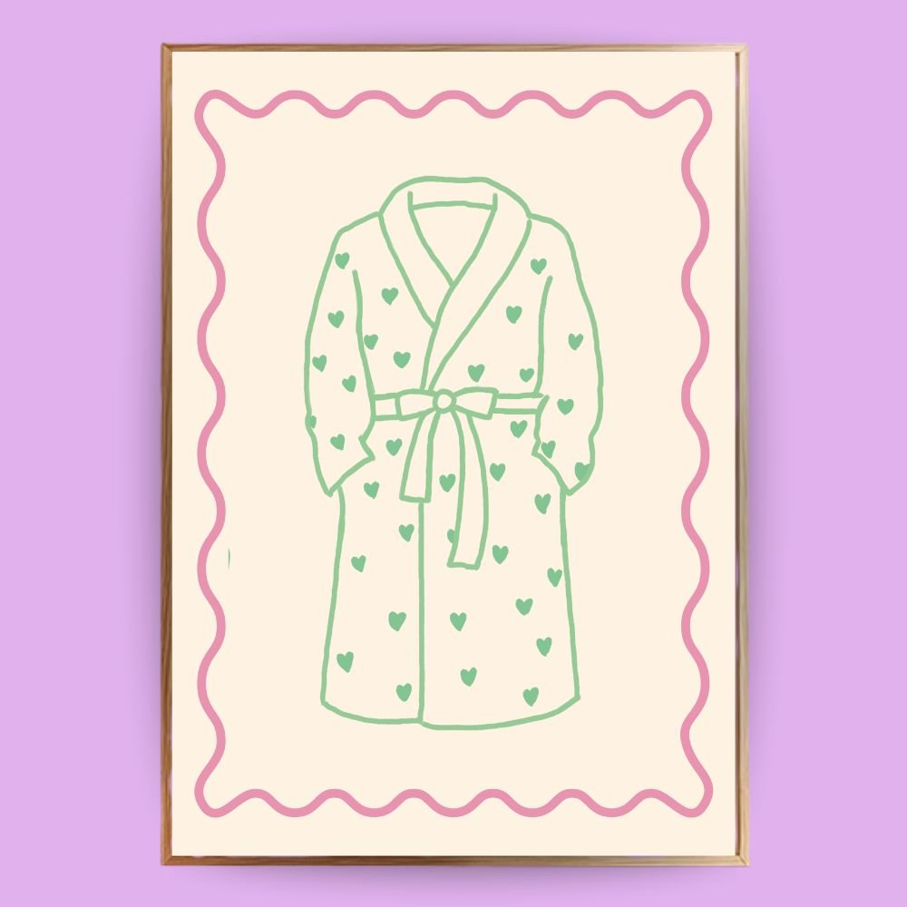 Bademantel Poster - 13x18 cm - LostPrint