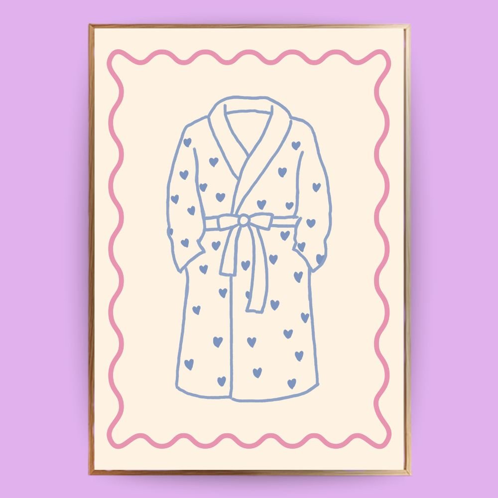 Bademantel Poster - 13x18 cm - LostPrint