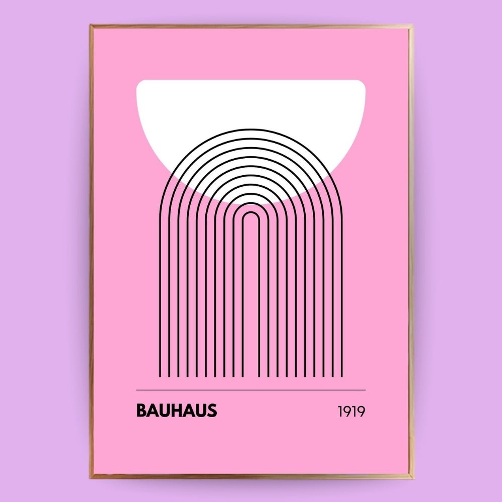 Bauhaus abstrakte Formen Poster - 13x18 cm - LostPrint