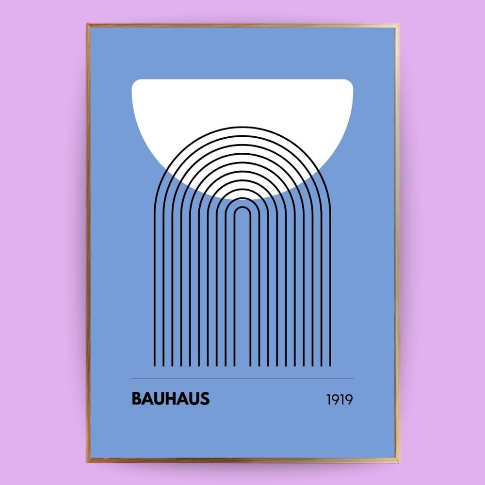 Bauhaus abstrakte Formen Poster - 13x18 cm - LostPrint