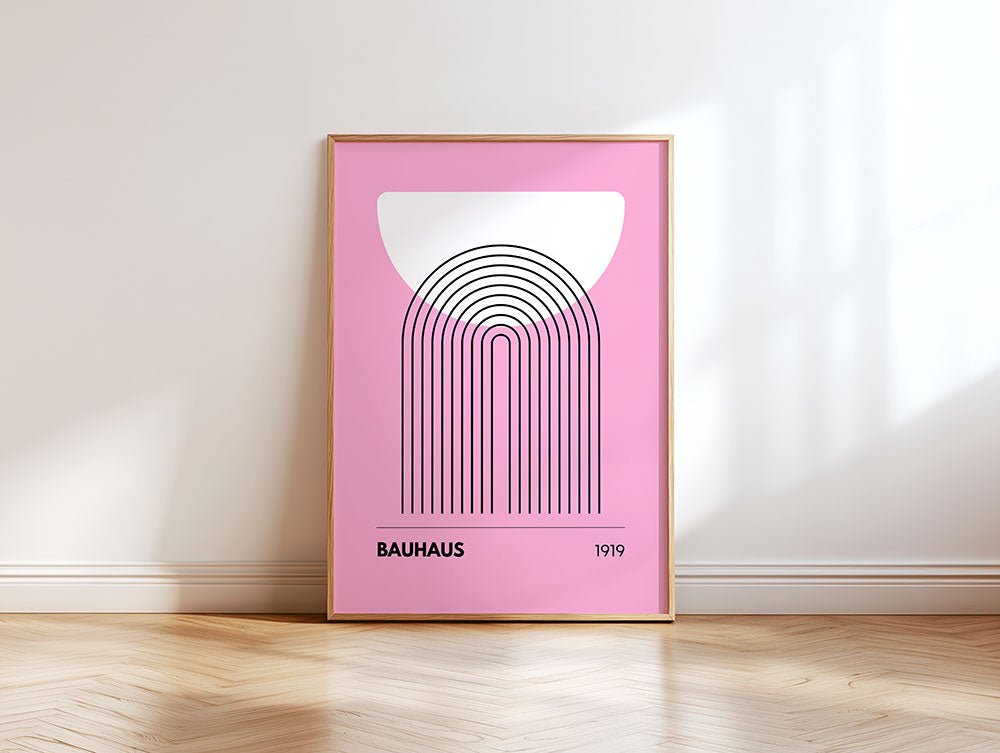 Bauhaus abstrakte Formen Poster - 13x18 cm - LostPrint