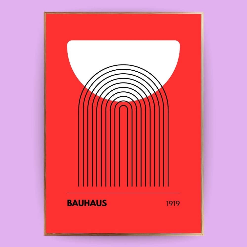 Bauhaus abstrakte Formen Poster - 13x18 cm - LostPrint