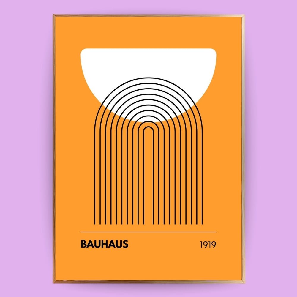 Bauhaus abstrakte Formen Poster - 13x18 cm - LostPrint