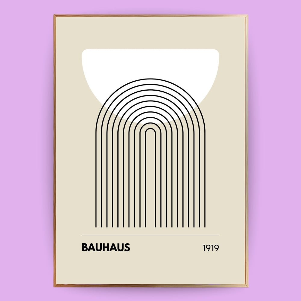 Bauhaus abstrakte Formen Poster - 13x18 cm - LostPrint